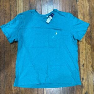 New Classic polo Teal T-Shirt Sz:XL
